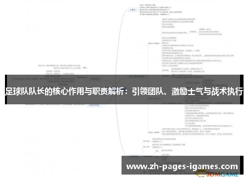 足球队队长的核心作用与职责解析：引领团队、激励士气与战术执行